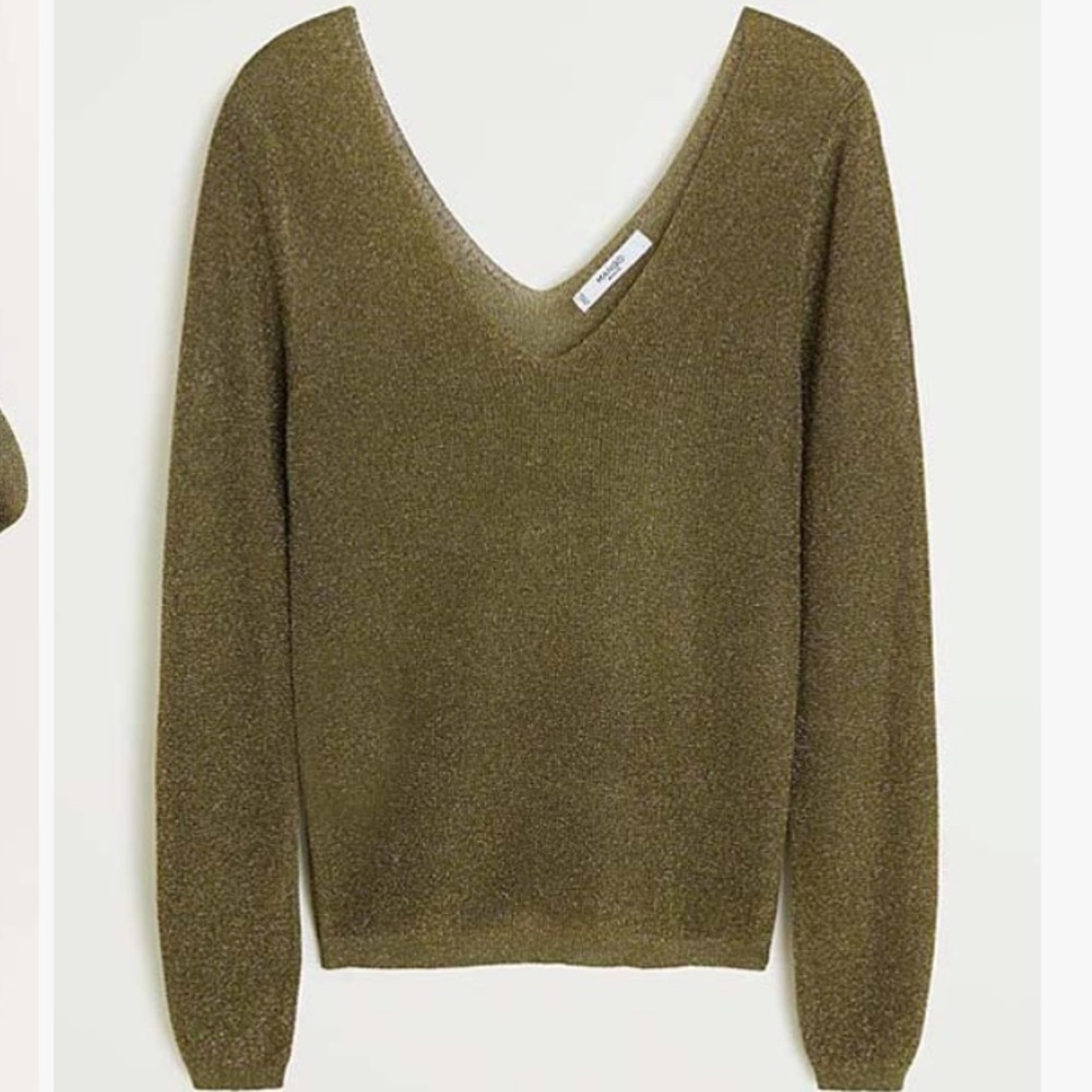 Mango Metallic Blouse